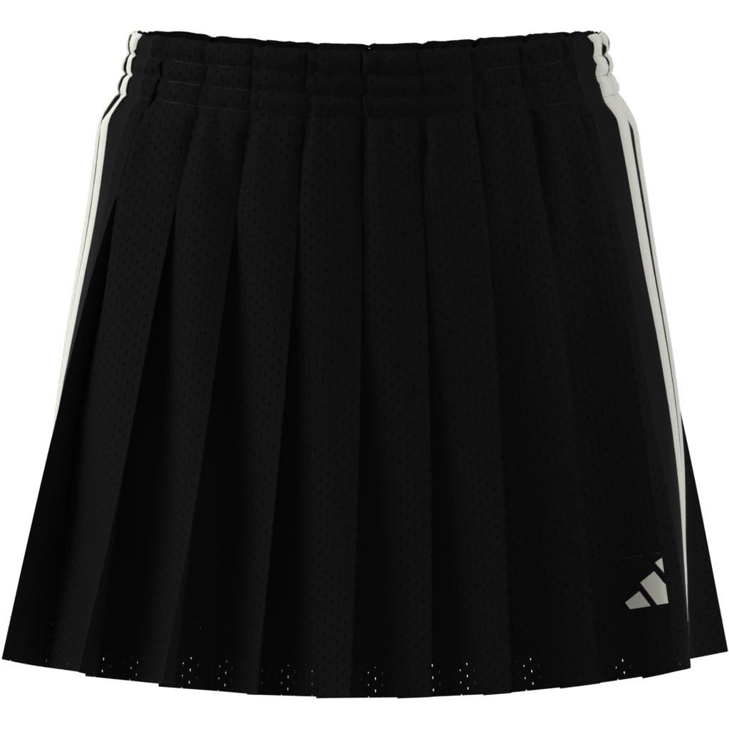 adidas Women's Mesh Stadium Jersey Skort - Black - BLACK/WHITE